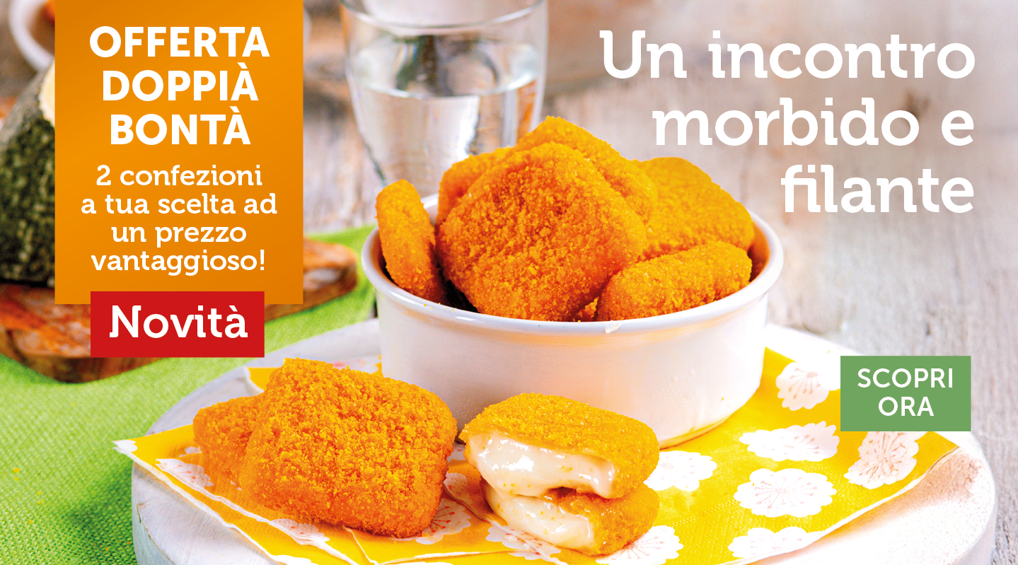 OFFERTA DOPPIA BONTA caio snack e mozzarelline impanate